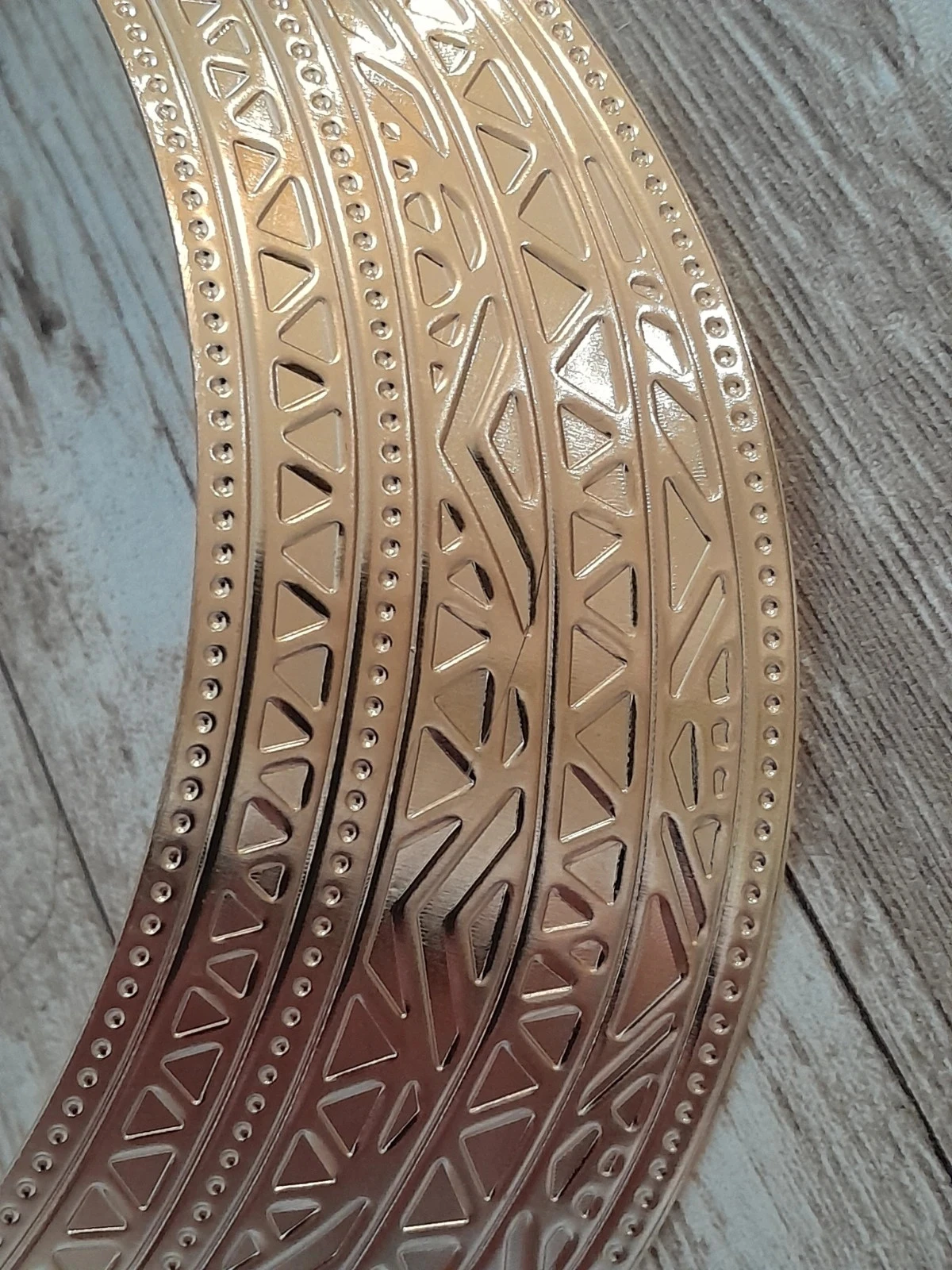 Collier ras du cou, vergulde, Boheemse stijl – photo 4
